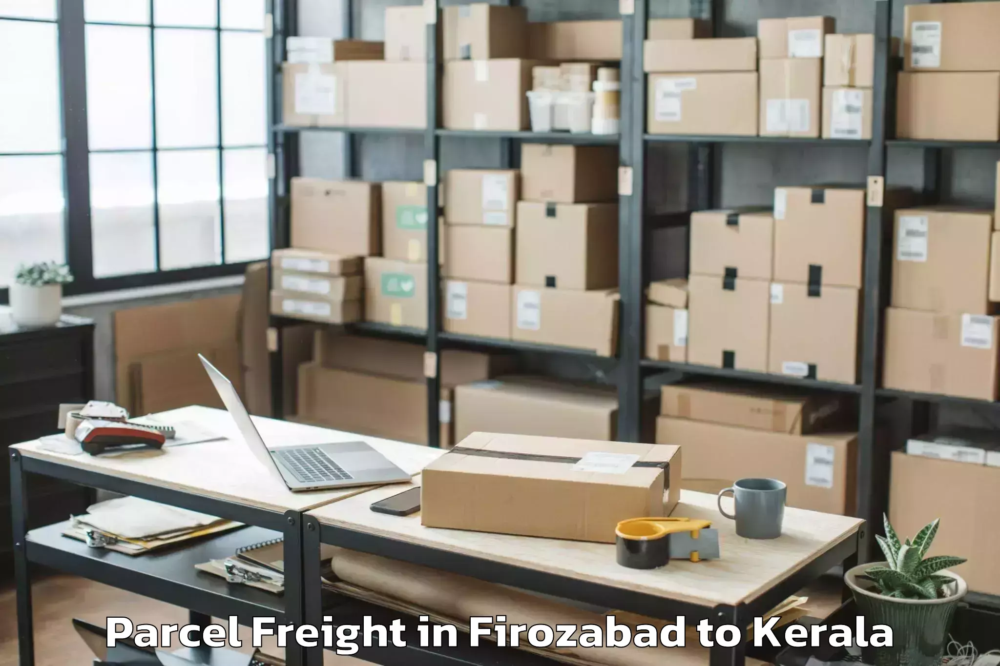 Top Firozabad to Pathanapuram Parcel Freight Available